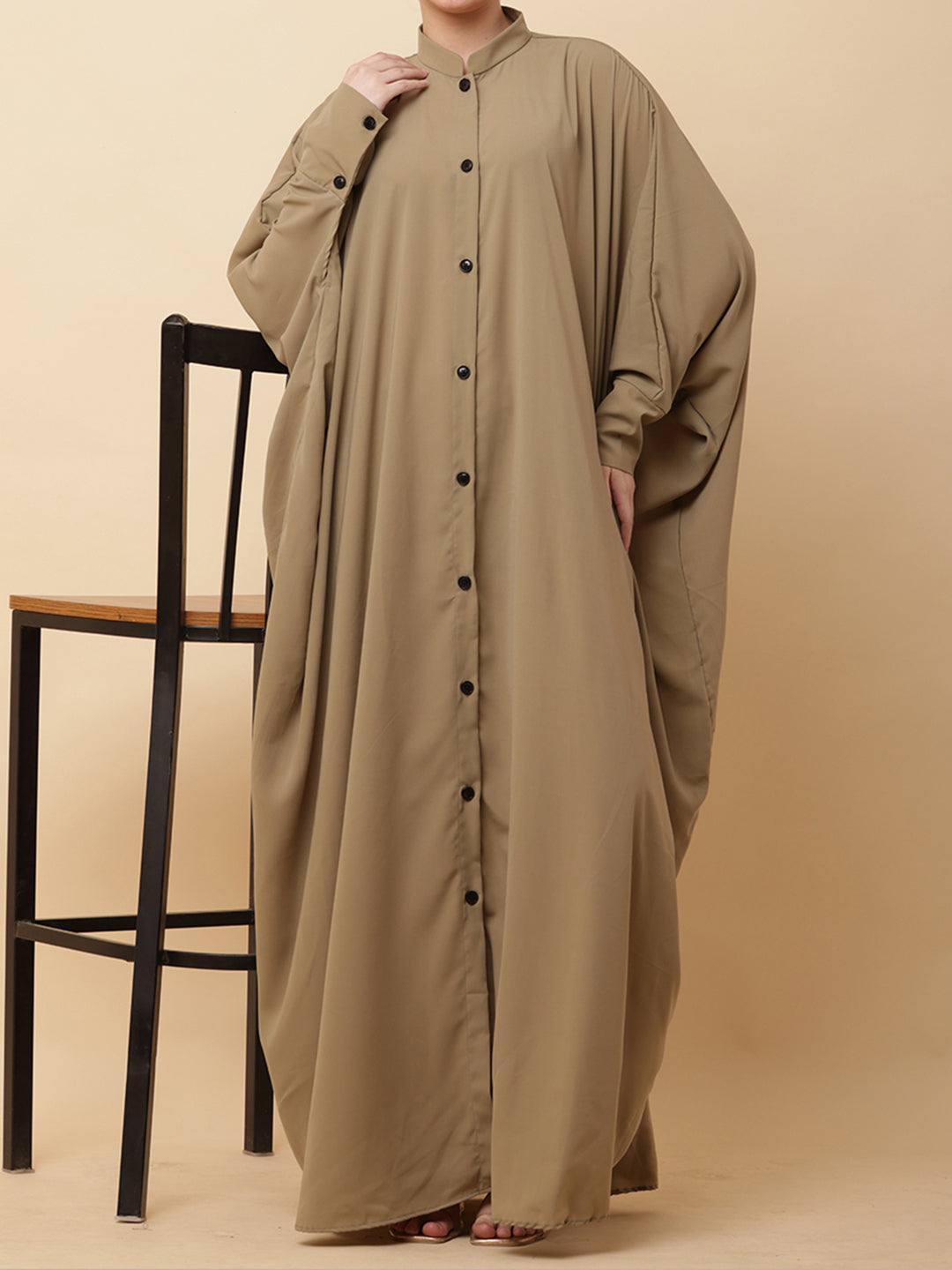 Althaqa Draped Abaya