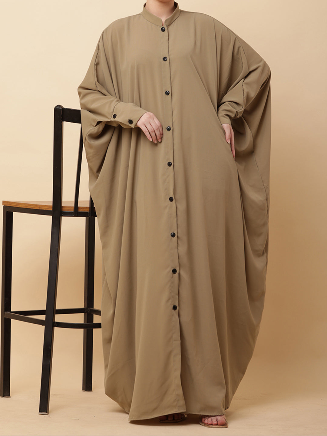 Althaqa Draped Abaya
