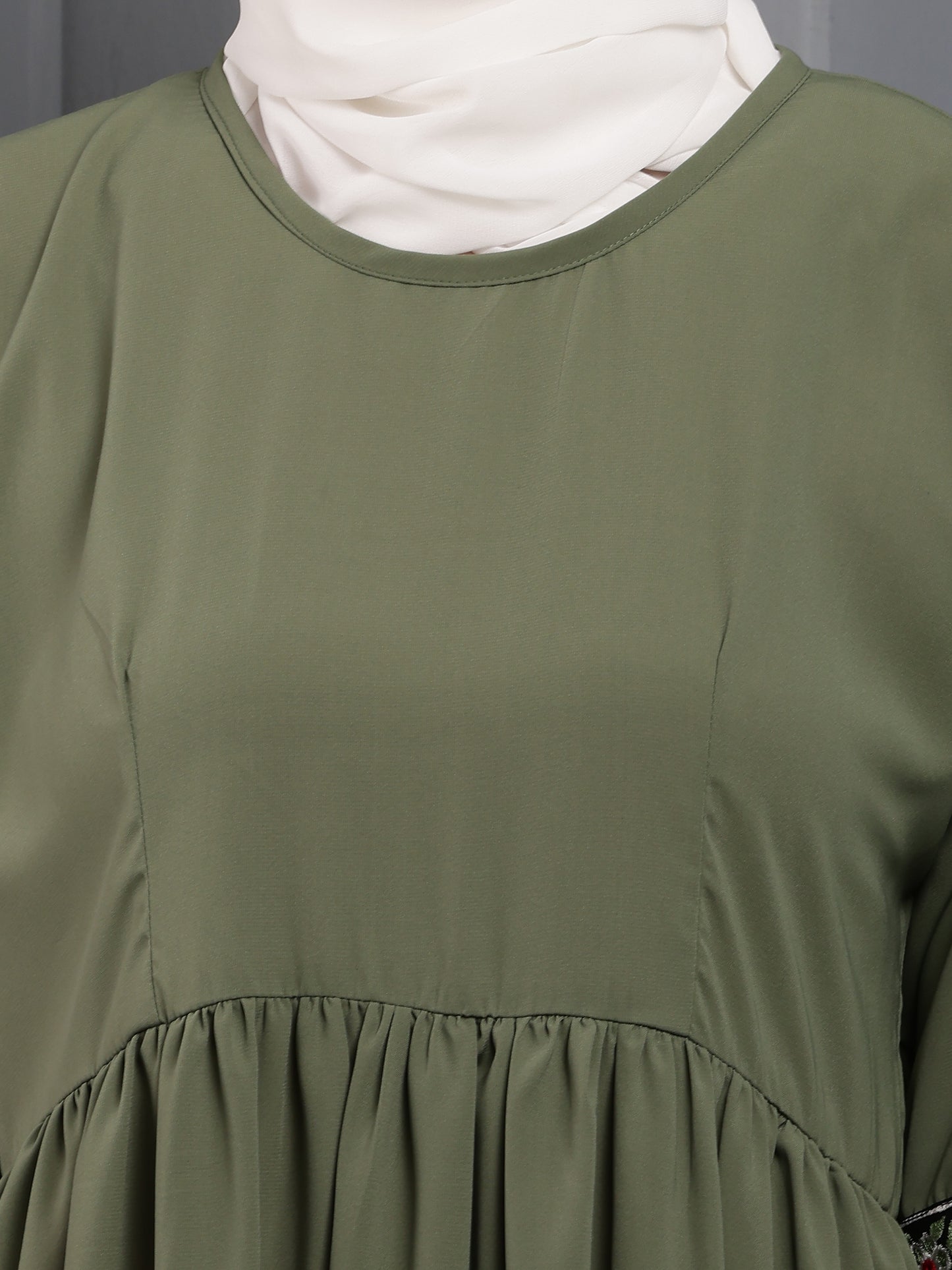 Olive Radiance Abaya