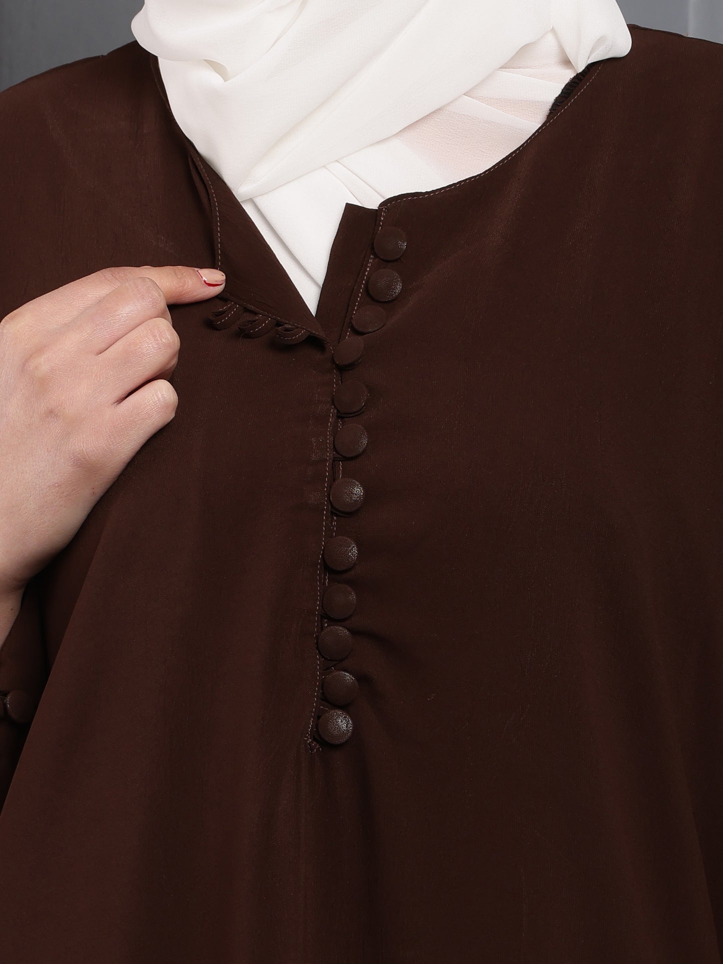 Luxe Gathered Sleeve Abaya