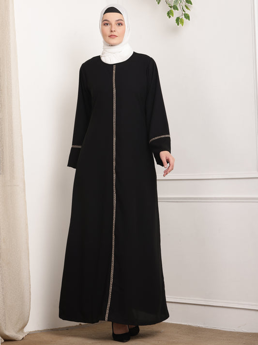 Sable Élégance Robe