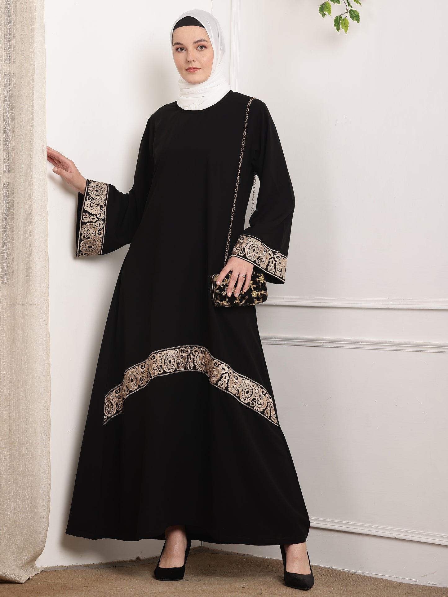 Golden Grace Abaya