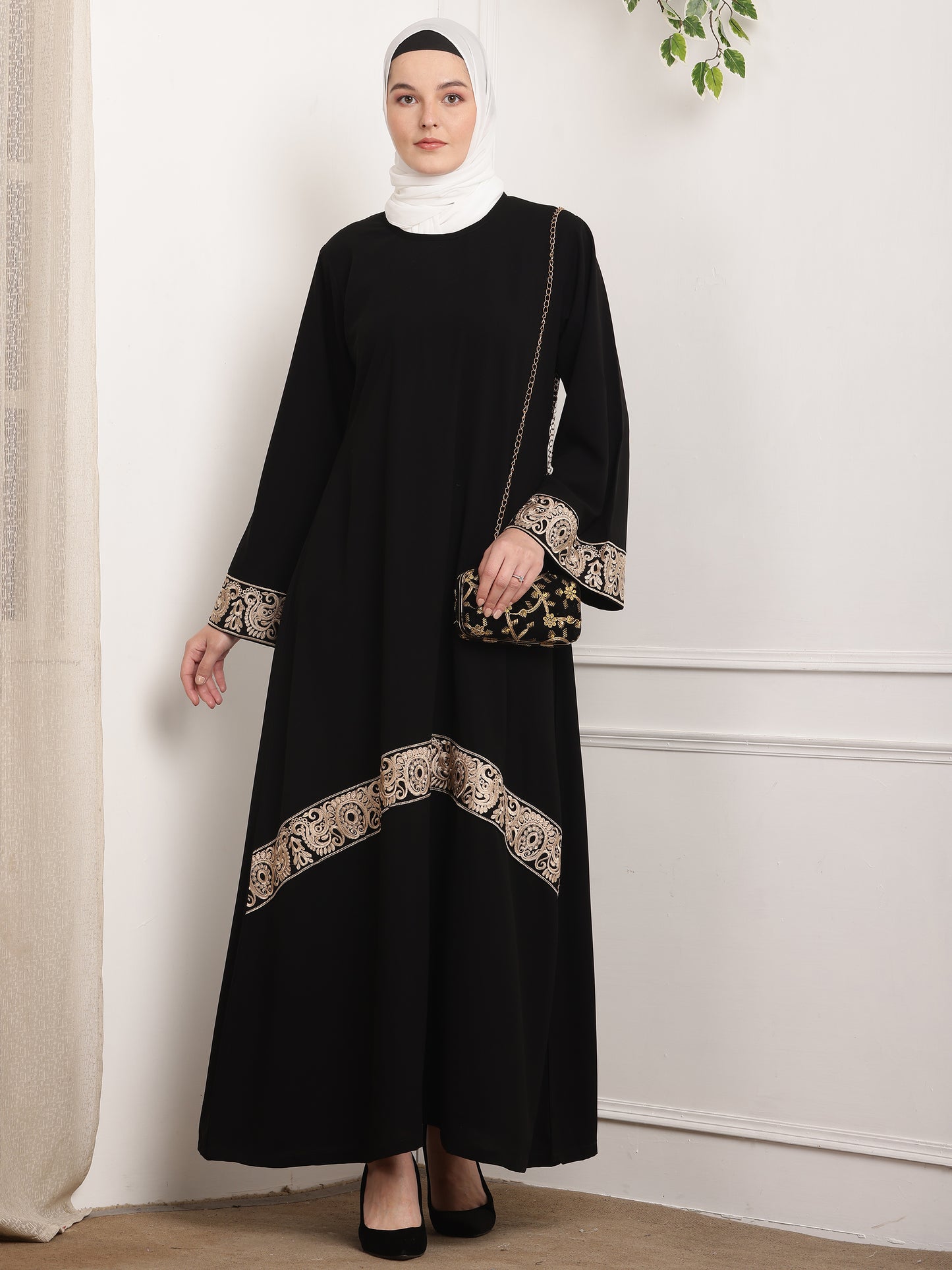 Golden Grace Abaya