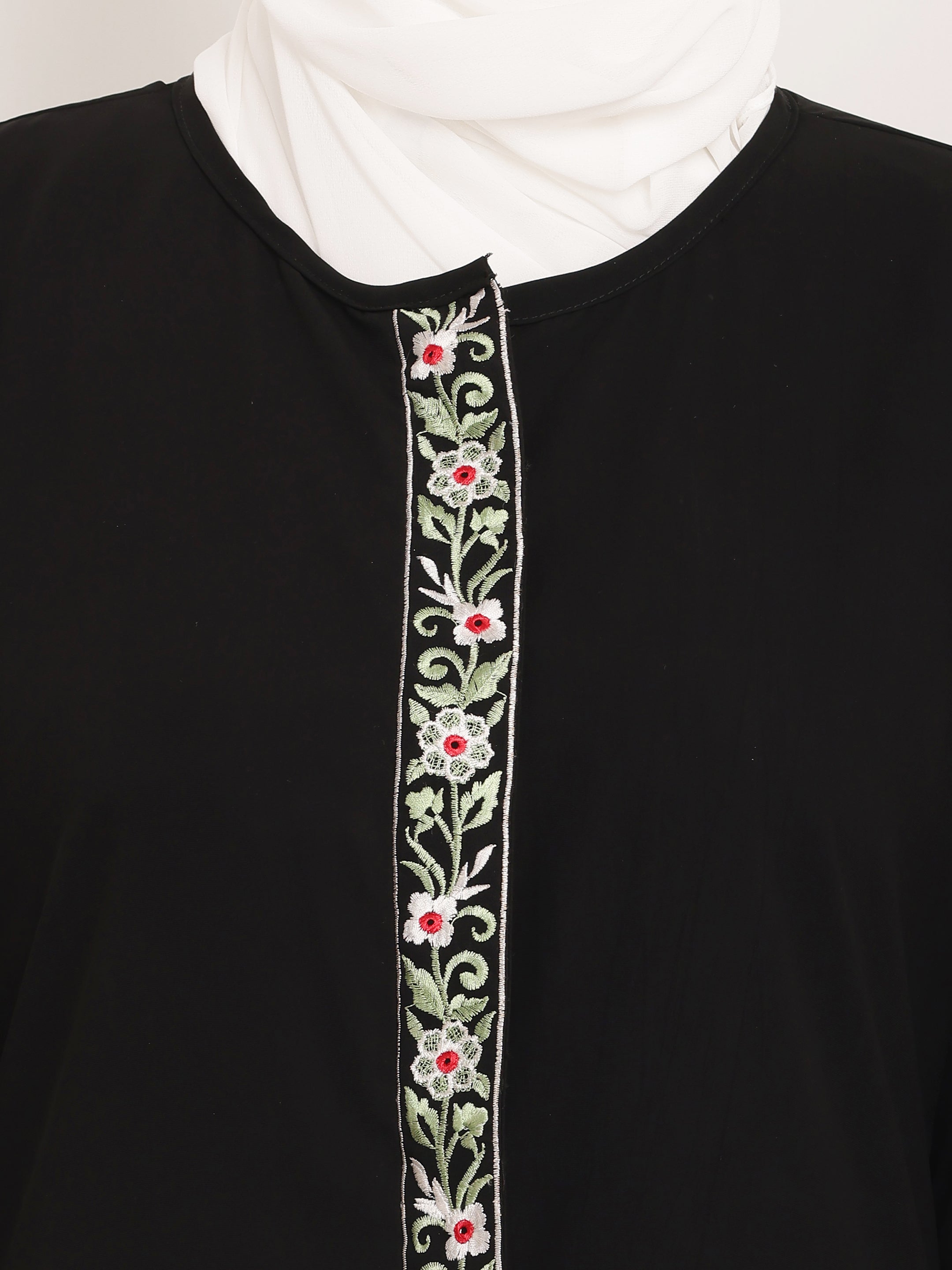 Floral Elegance Abaya