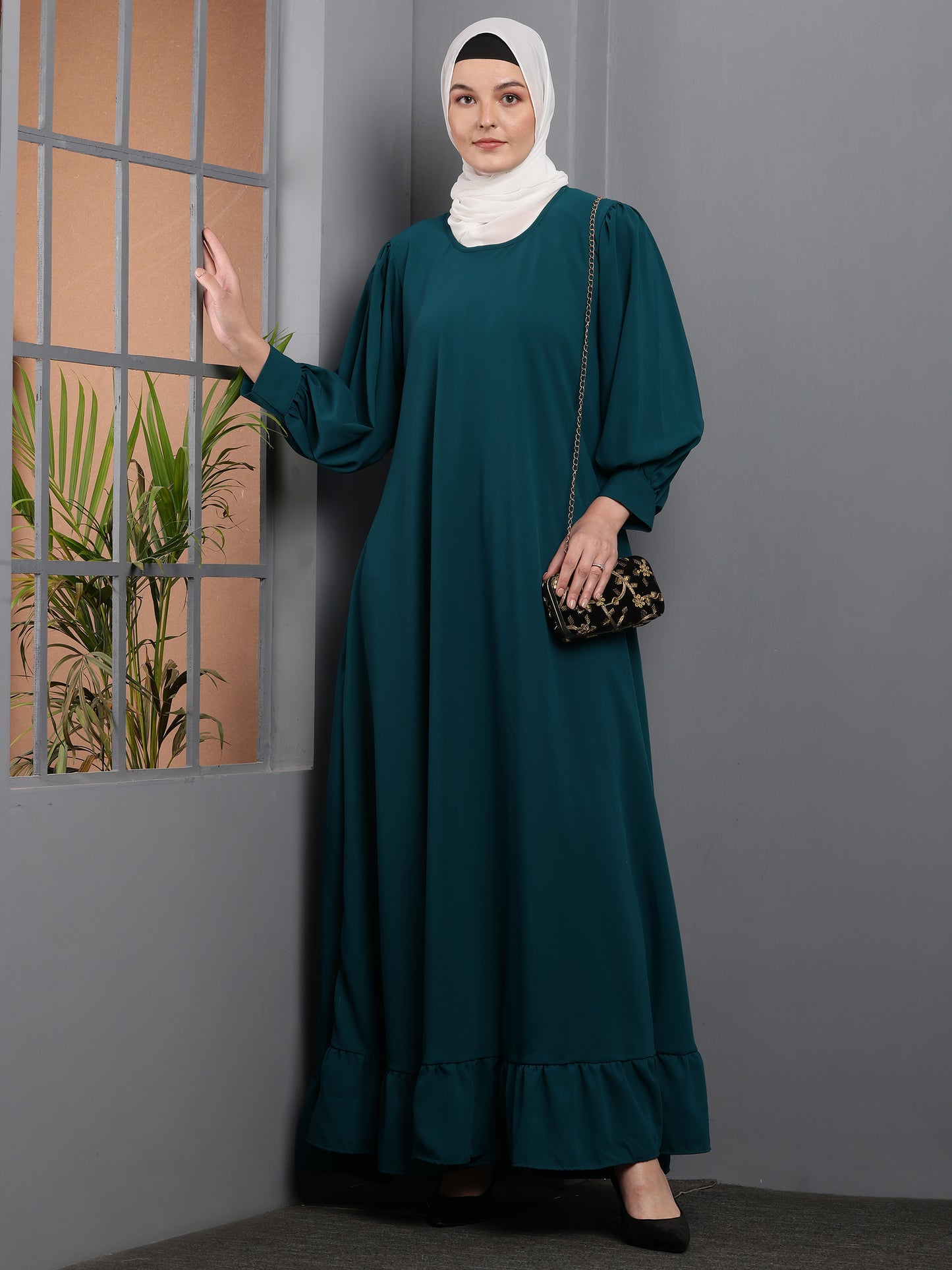 Zafira Emerald Abaya