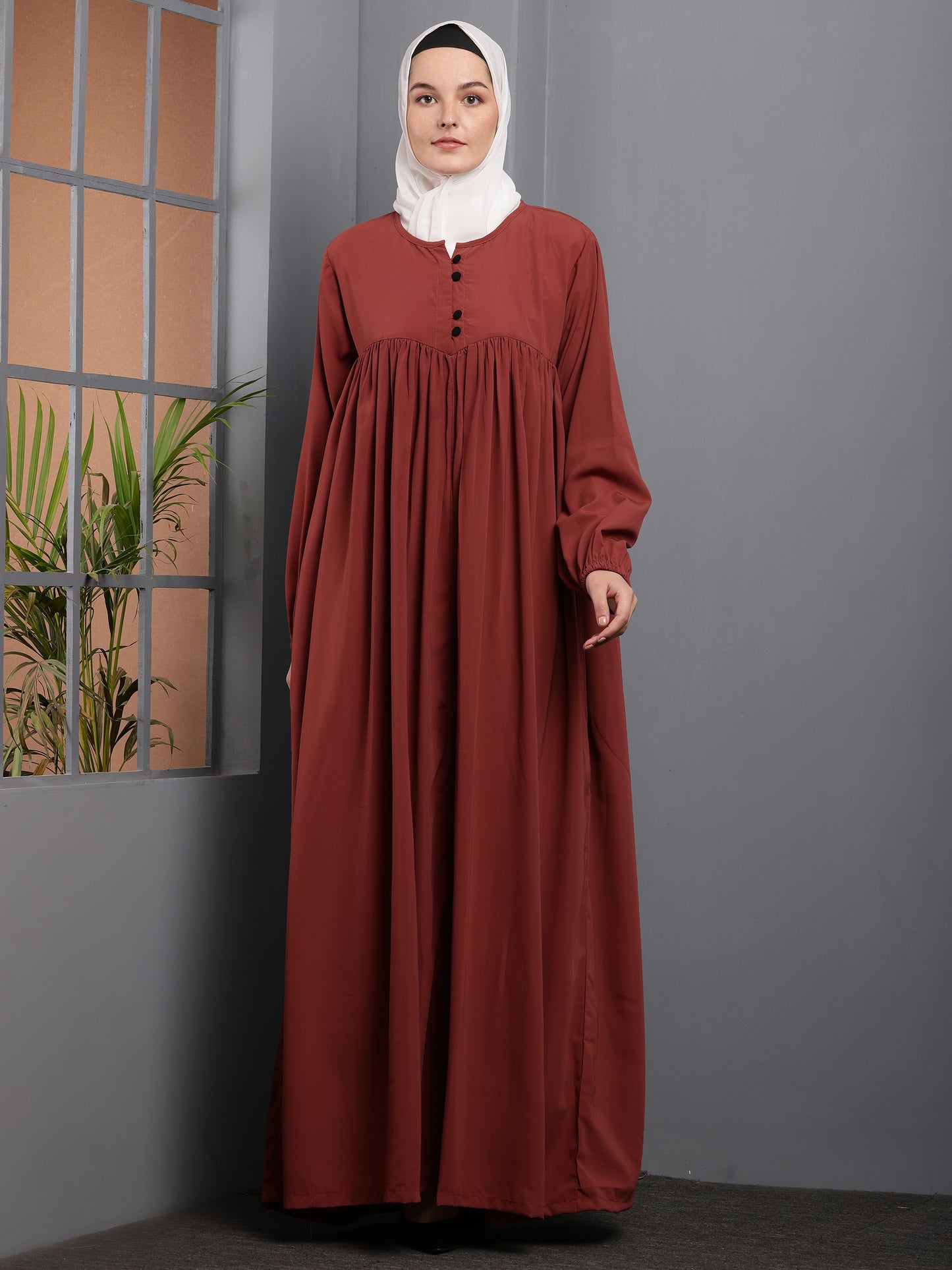 Sienna Pleated Empire Abaya