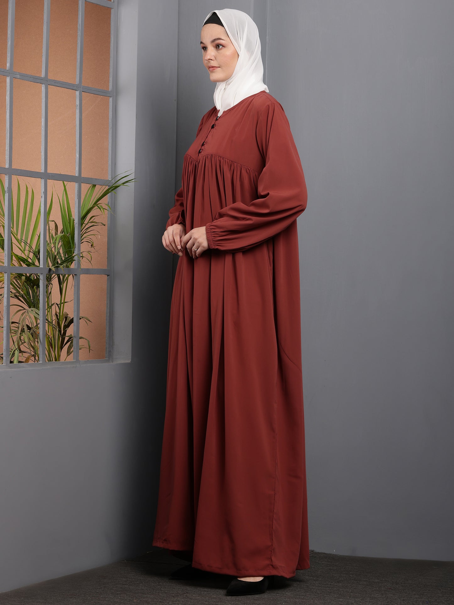 Sienna Pleated Empire Abaya