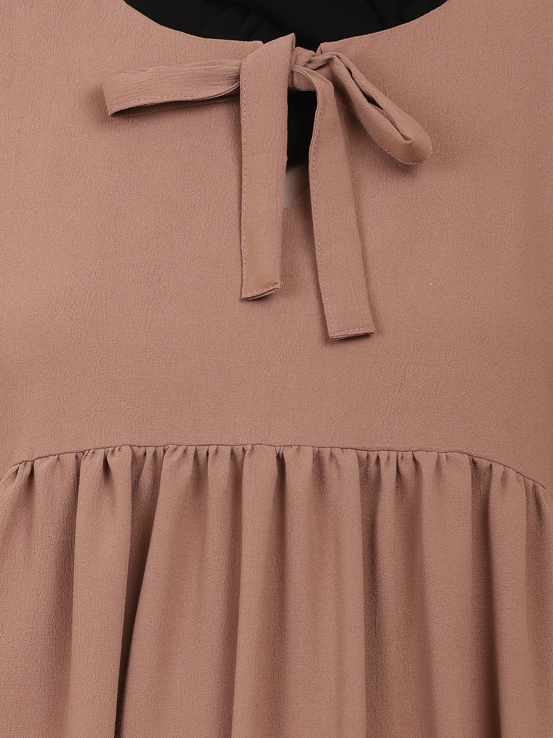 Mahira Tie-Neck Abaya