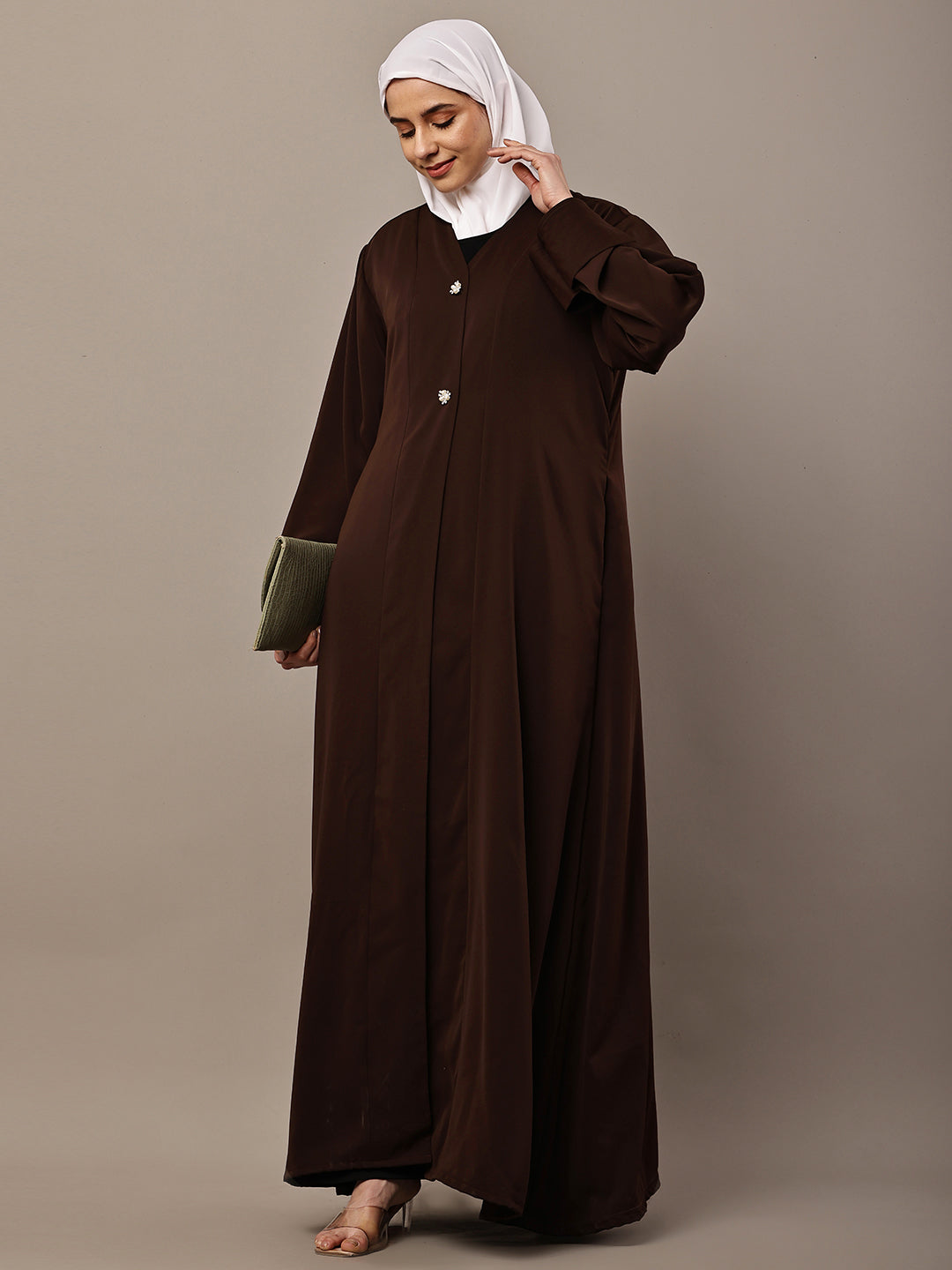 Mocha Pearl Abaya