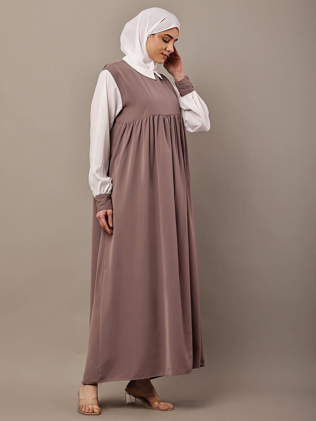 Rose Veil Abaya
