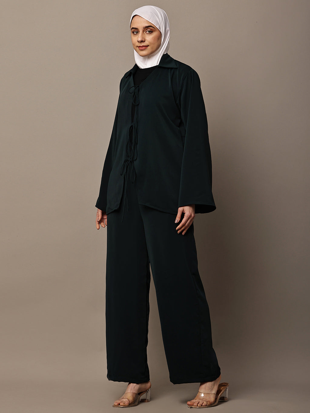 Emerald TieUp Co-ord Set