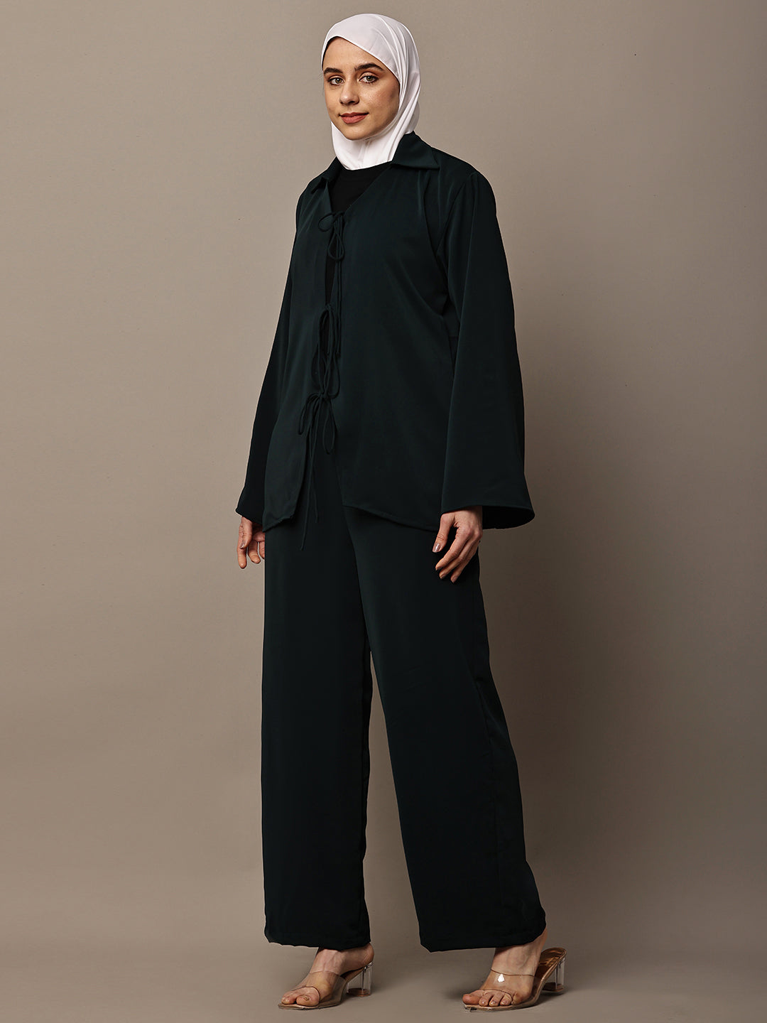 Emerald TieUp Co-ord Set