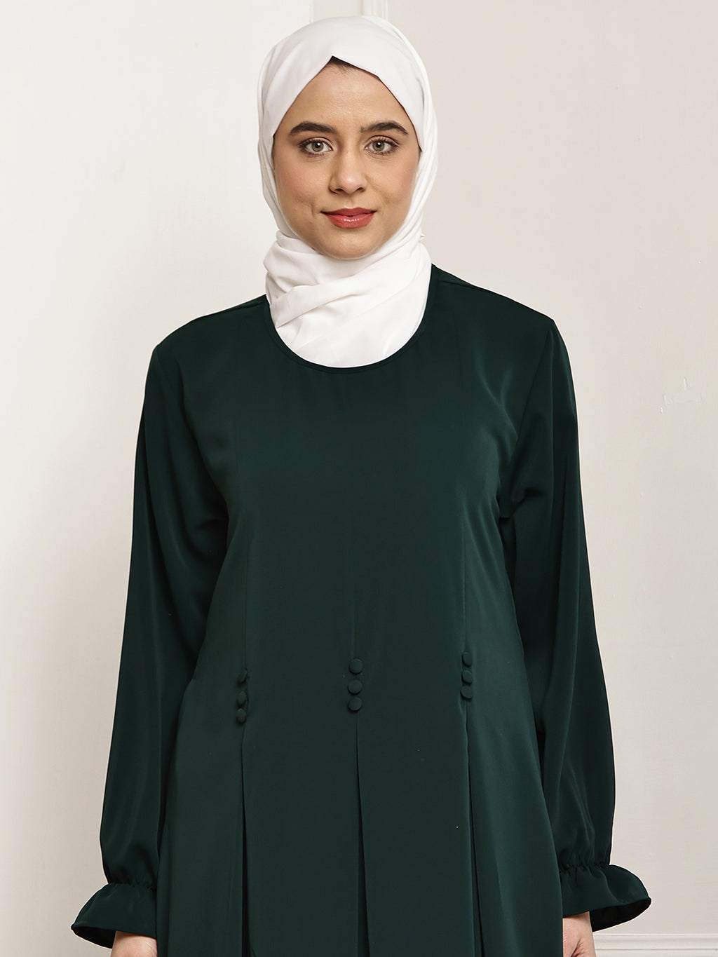 Emerald Pleated Abaya