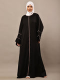 Noor Luxe Contrast Abaya