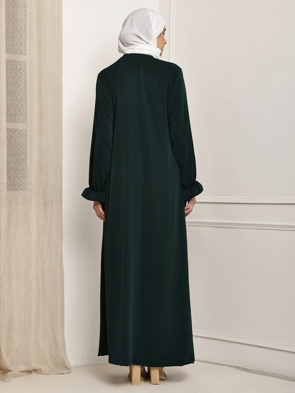 Emerald Pleated Abaya