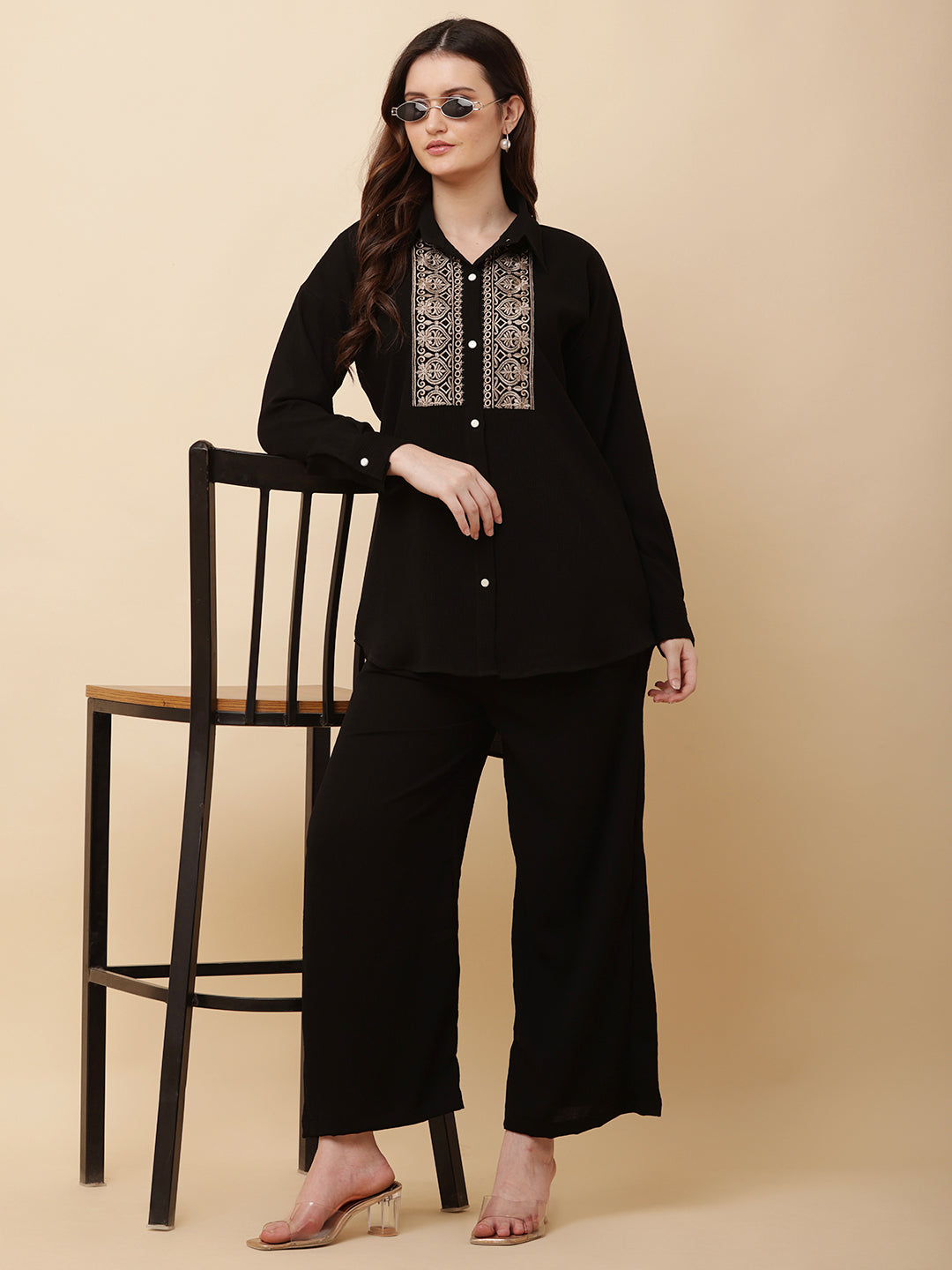 Amara Embroidered Co-Ord Set