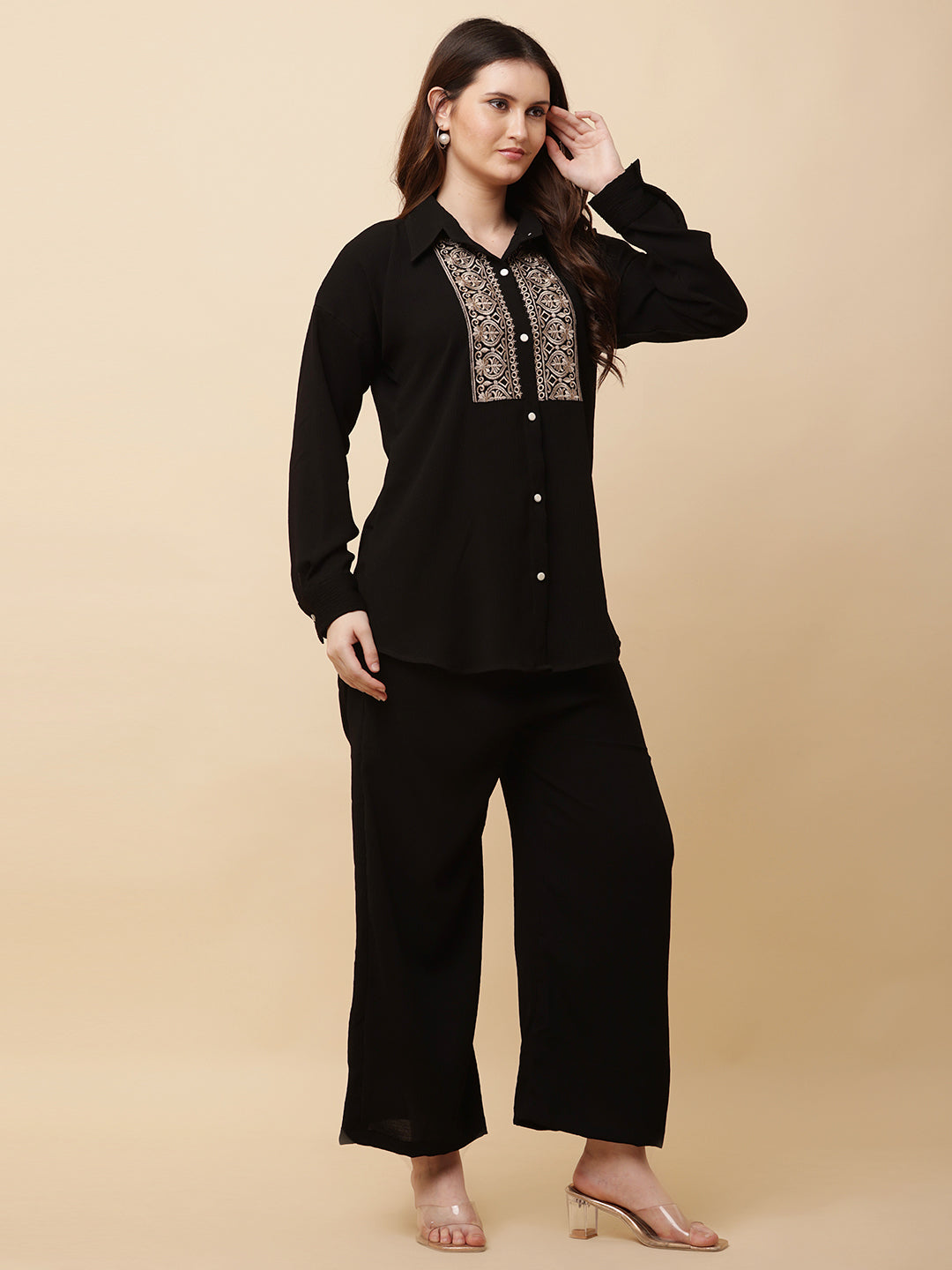 Amara Embroidered Co-Ord Set