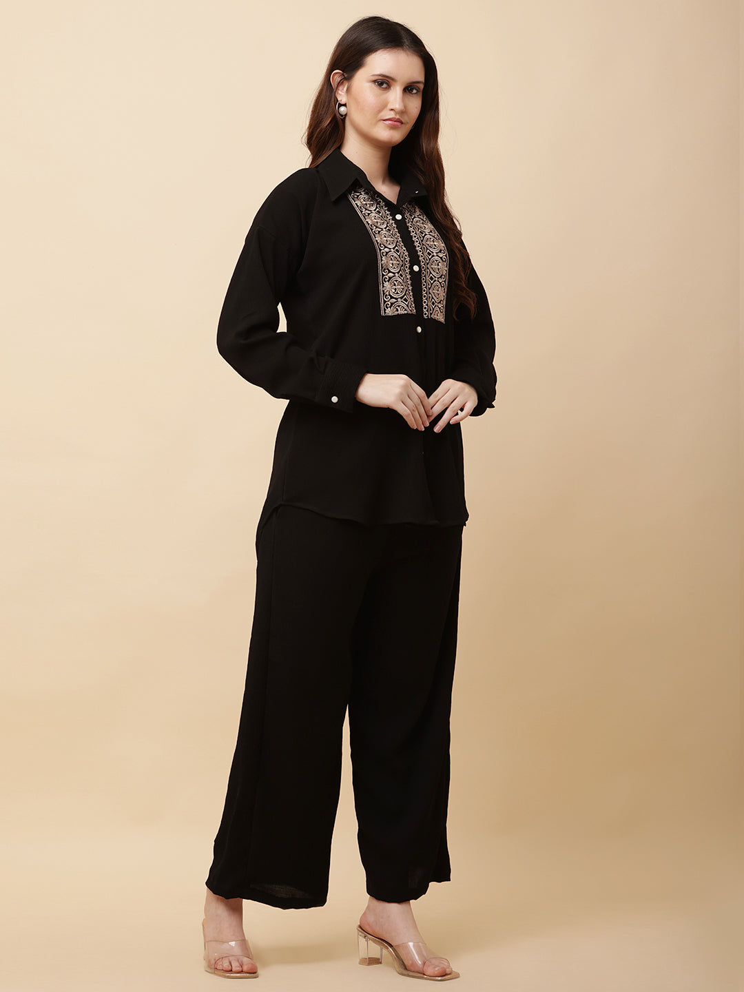 Amara Embroidered Co-Ord Set