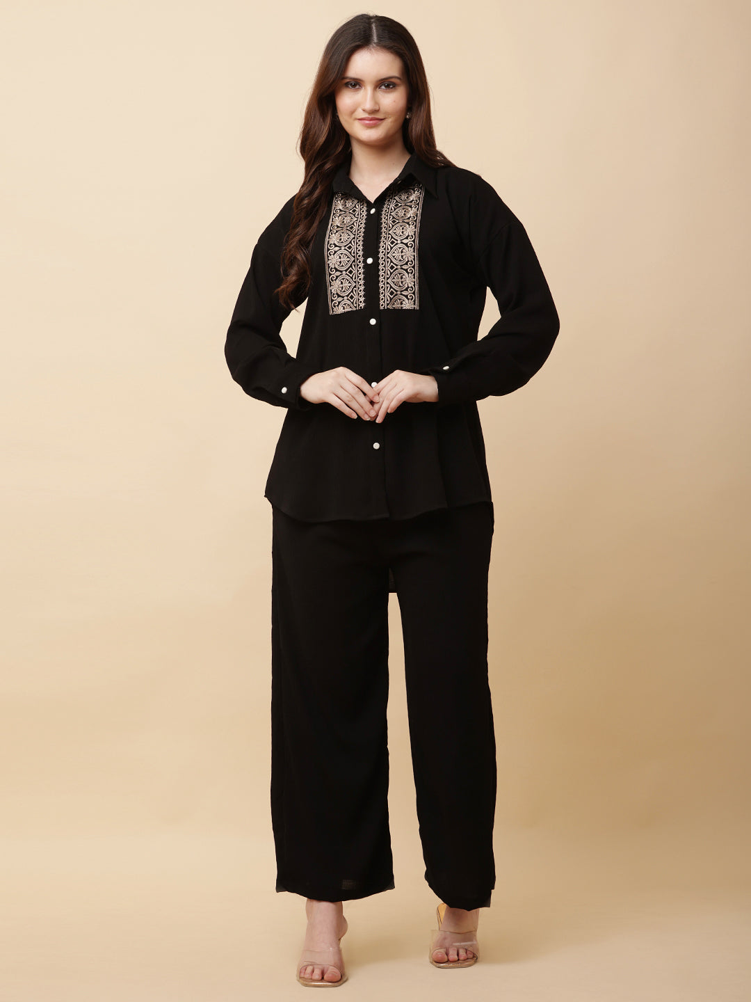 Amara Embroidered Co-Ord Set