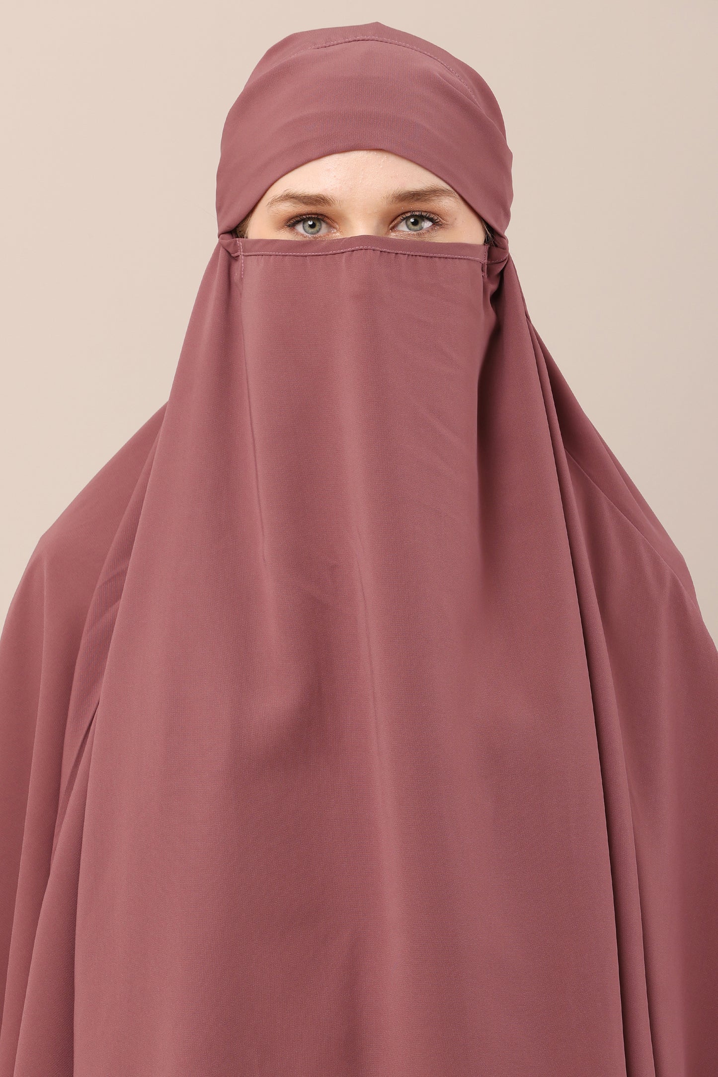 Mauve Essence Set – Modest Jilbab & Niqab Ensemble