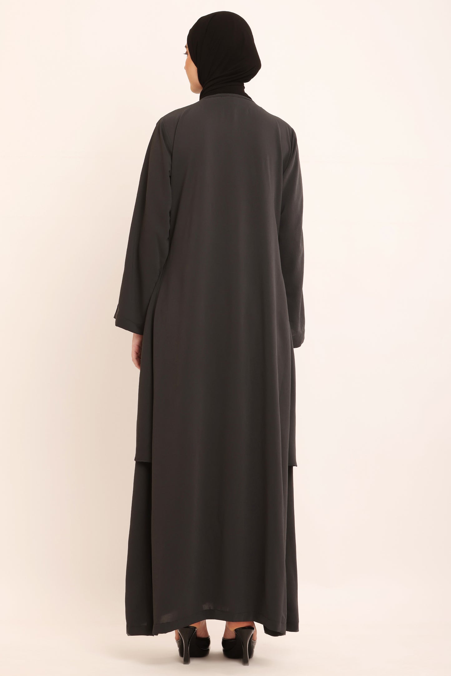 Slate Grey Essence Abaya