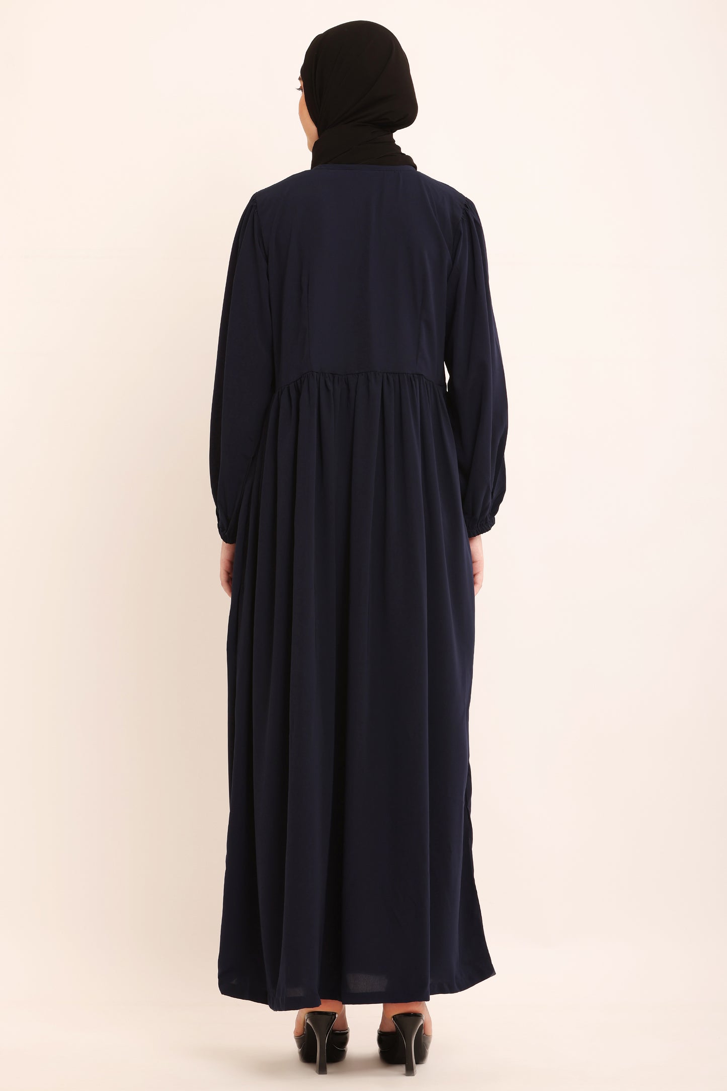 Midnight Bloom Abaya