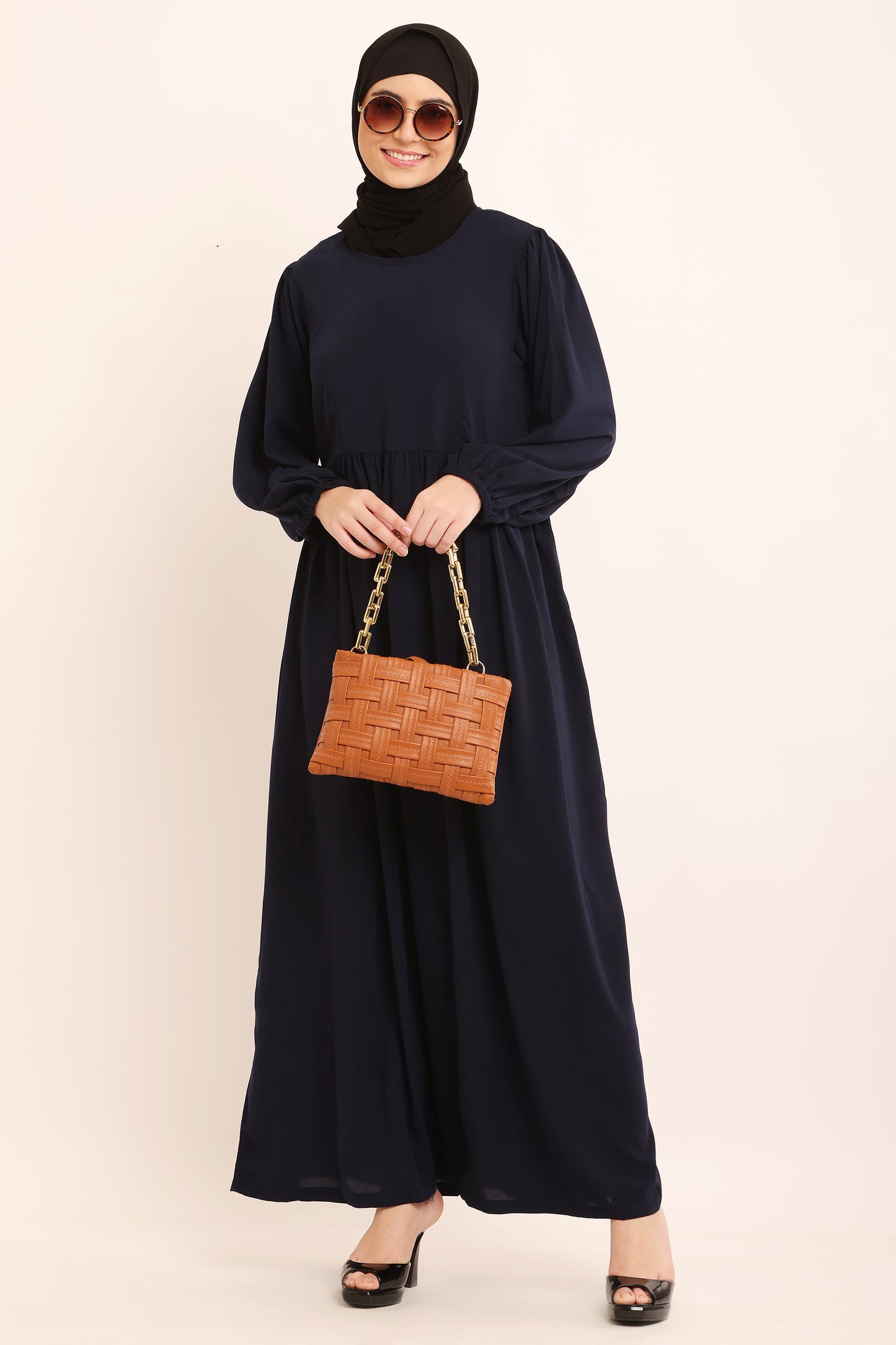 Midnight Bloom Abaya