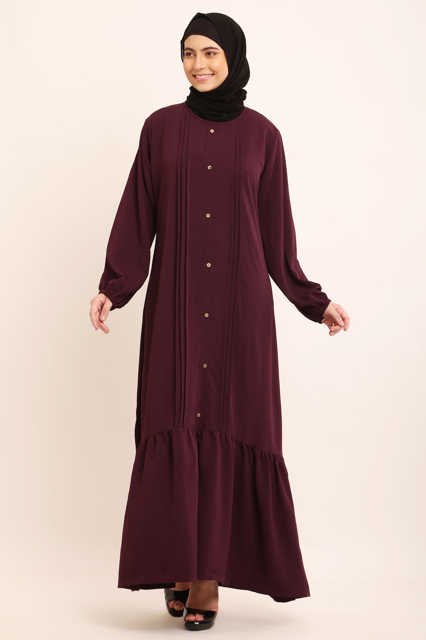 Plum Grace Abaya