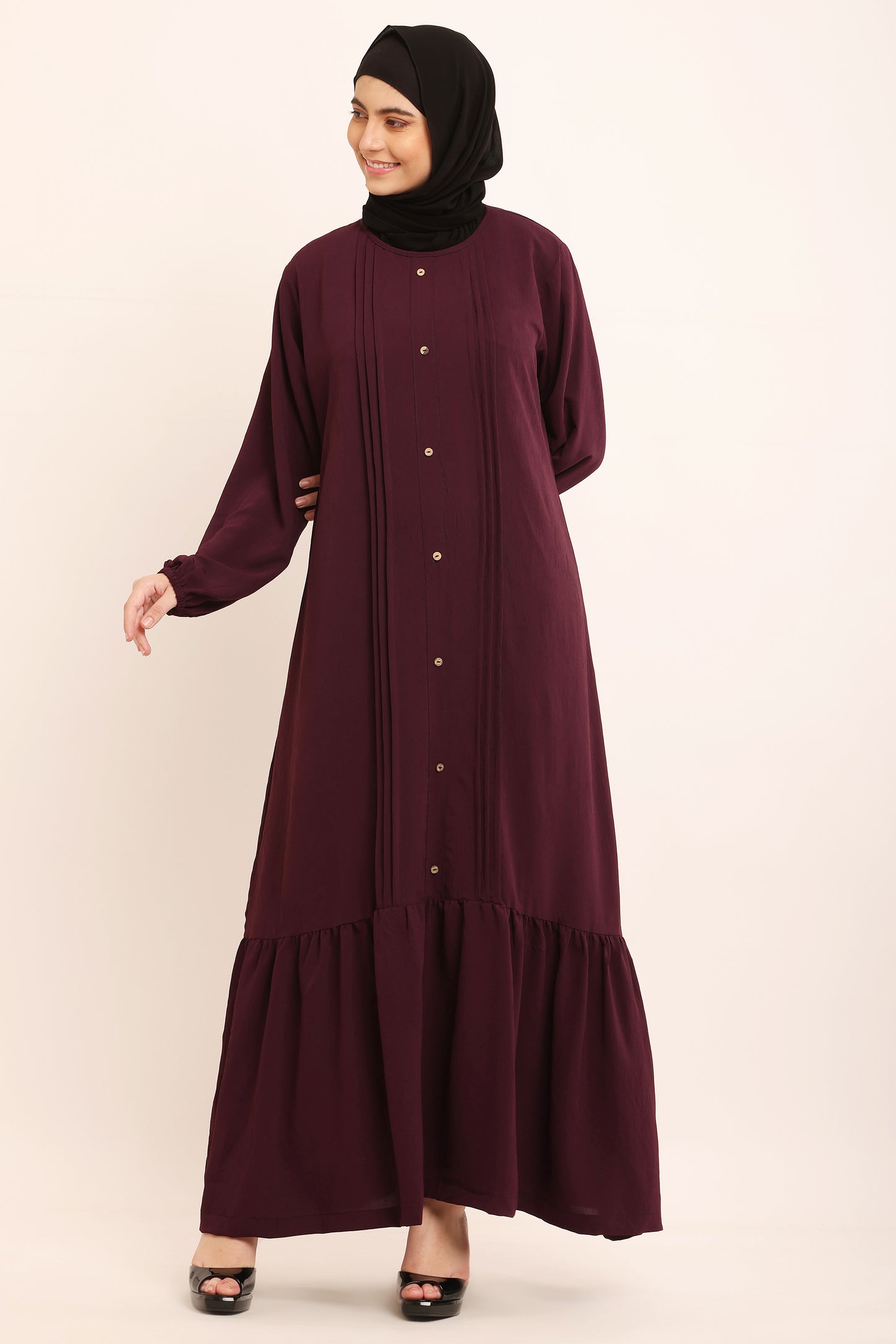 Plum Grace Abaya