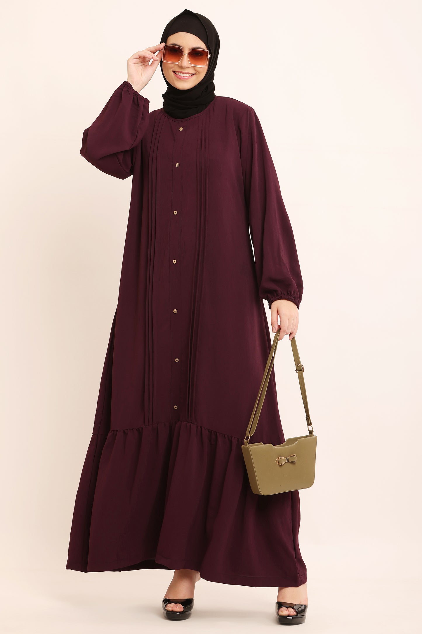 Plum Grace Abaya