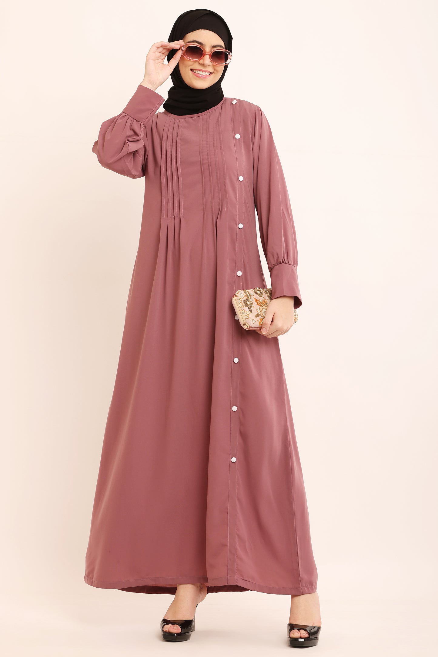 Rosewood Elegance Abaya