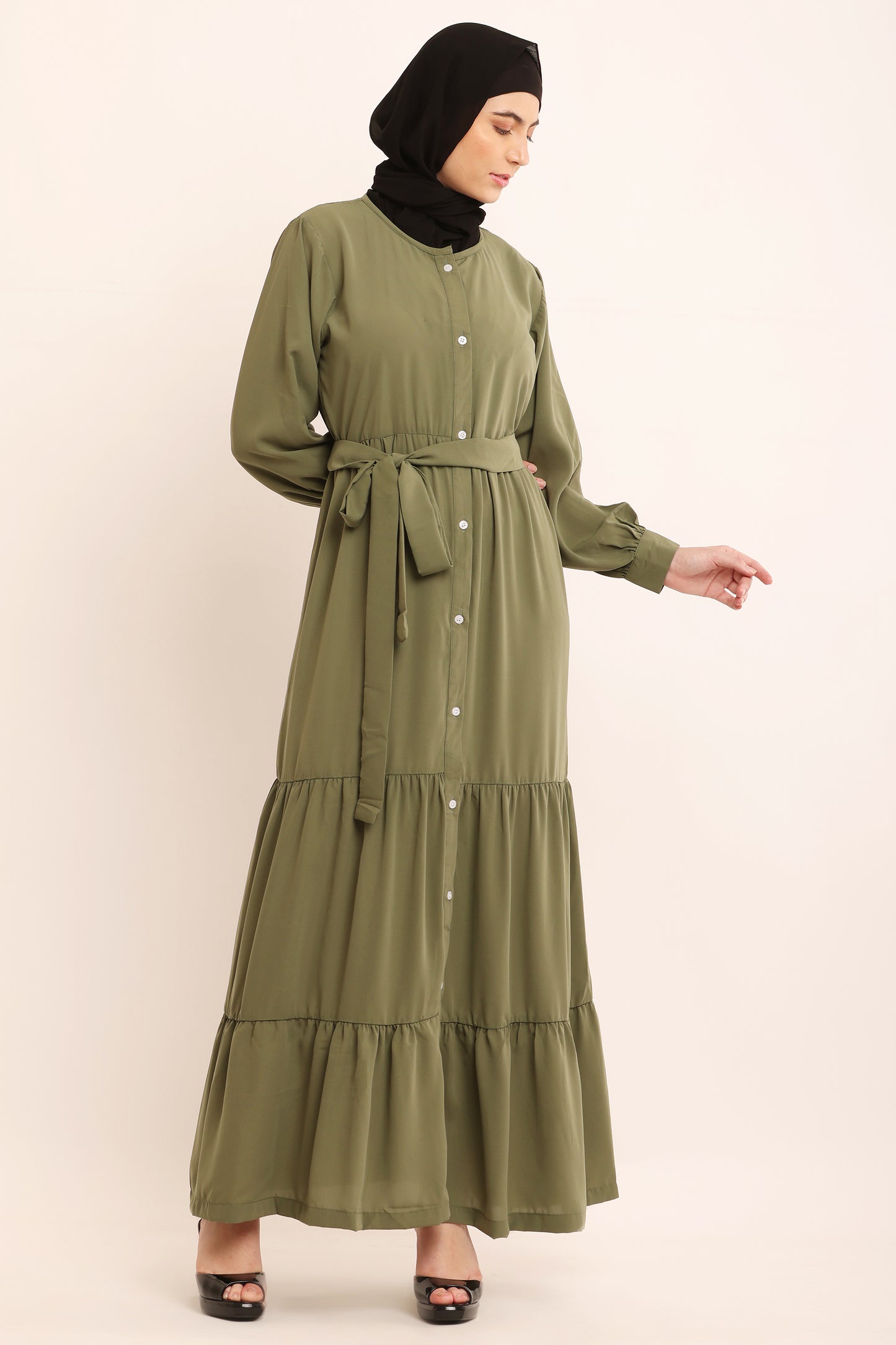 Olive Serenity Abaya