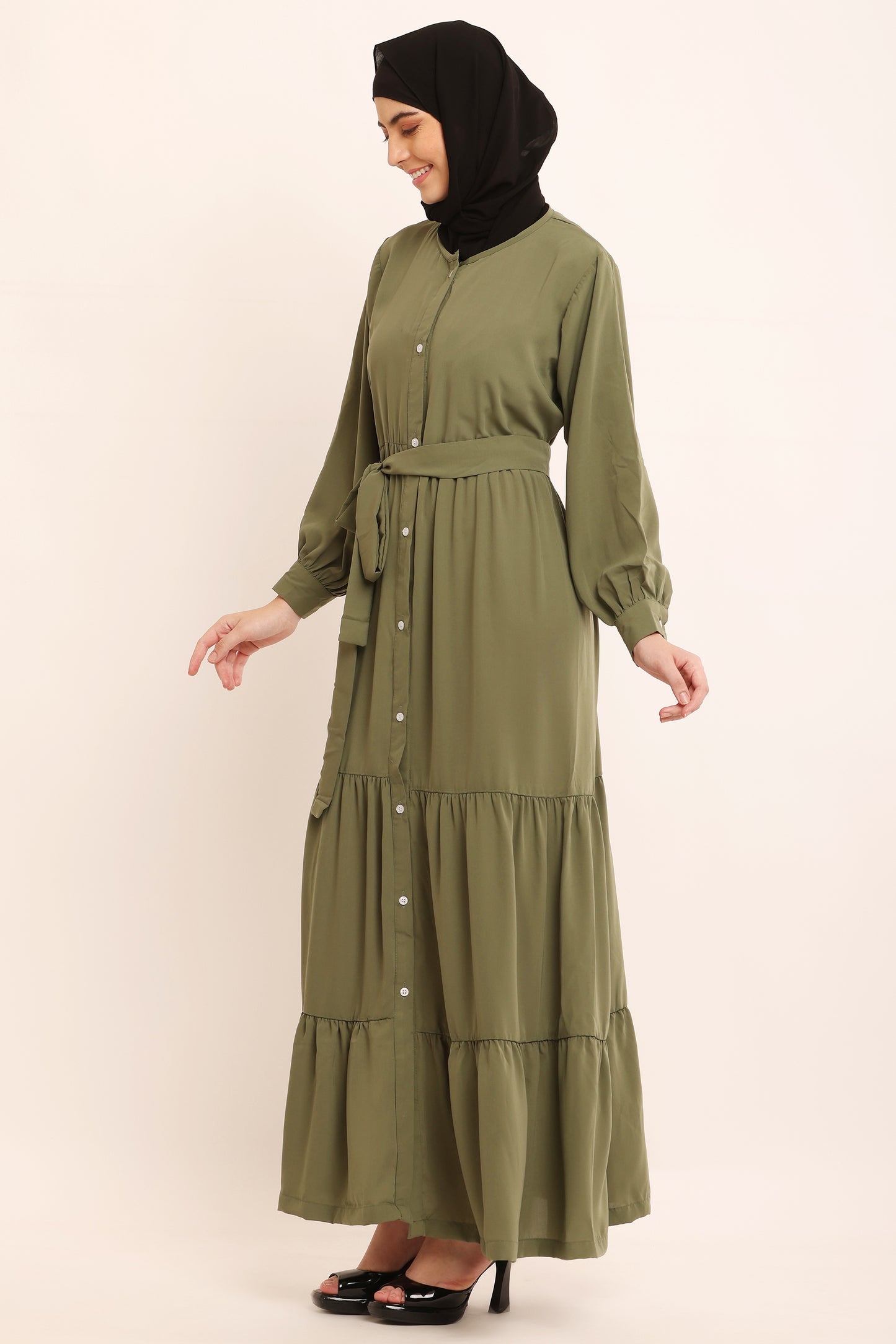 Olive Serenity Abaya